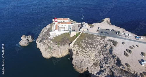 Sagres Lighthouse at Cape Saint Vincent