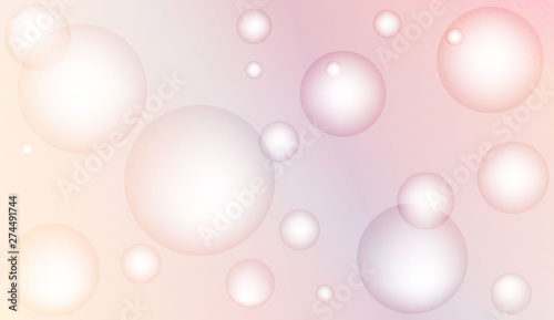 Modern background with drop. For business presentation wallpaper, flyer, cover. Pastel Gradient Color Vector illustration.