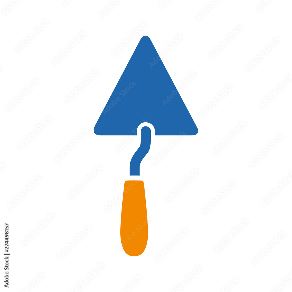 Construction trowel tool icon Construction trowel tool icon