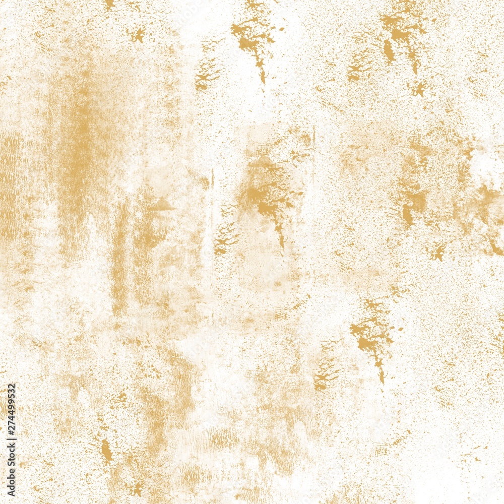 Abstract background with golden paint strokes. Dirty wall effect. Yellow, beige paints stains, splashes. Grunge design for texture, print, fabric, fashion, cover. surface, textile. Brush spots. Sand Abstract background with golden paint strokes. Dirty wall effect. Yellow, beige paints stains, splashes. Grunge design for texture, print, fabric, fashion, cover. surface, textile. Brush spots. Sand