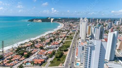 Natal / Rio Grande do Norte / Brazil - Circa May 2019: Beautiful aerial image of the city of Natal, Rio Grande do Norte, Brazil. photo