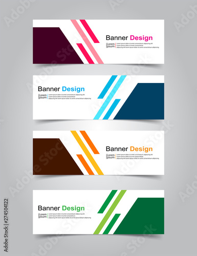 Vector Abstract banner web template