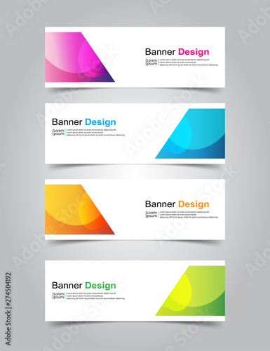 Vector Abstract banner web template