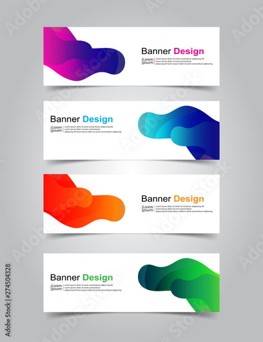 Vector Abstract banner web template
