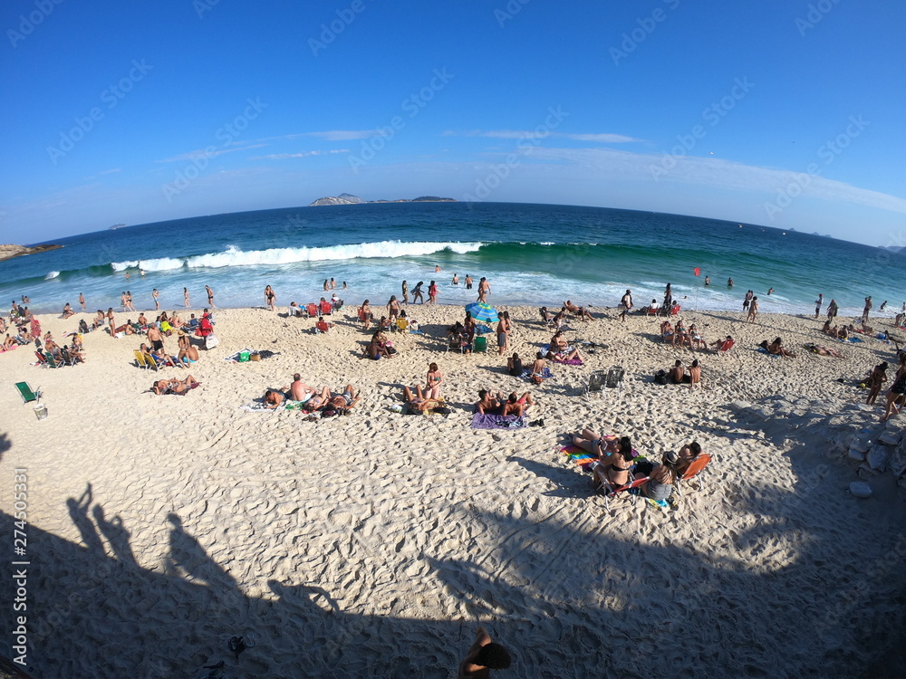Obraz premium Arpoador beach