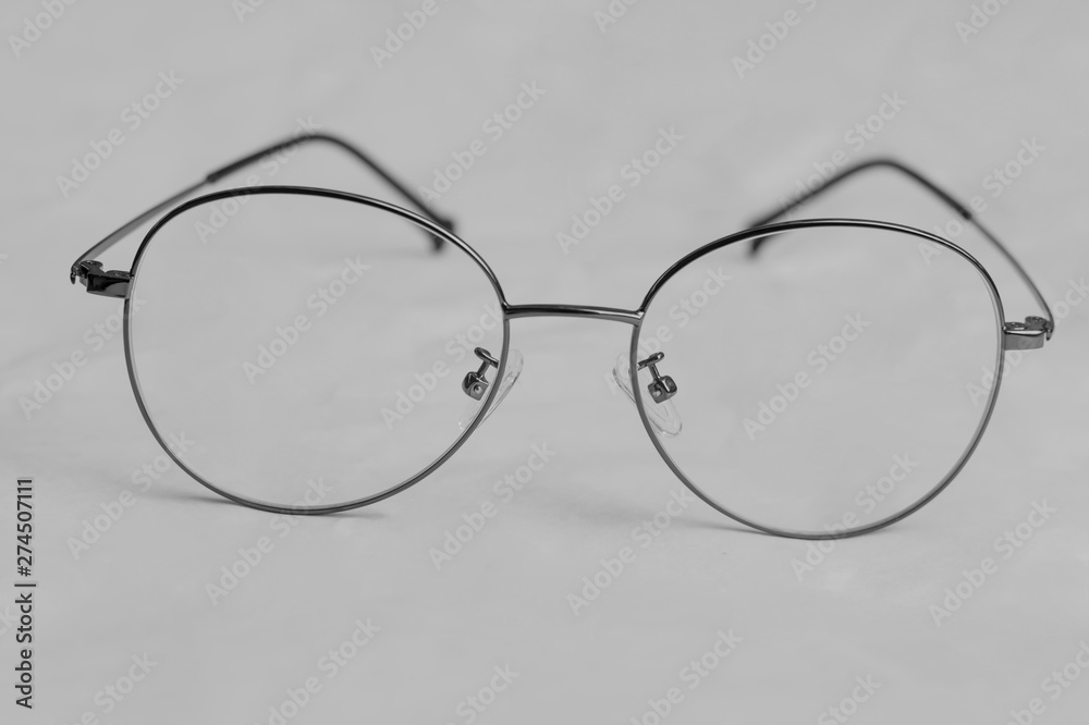 Fototapeta premium Spectacles, Eyeglasses for short-sighted people.