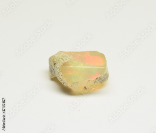 Opal raw gemstone photo