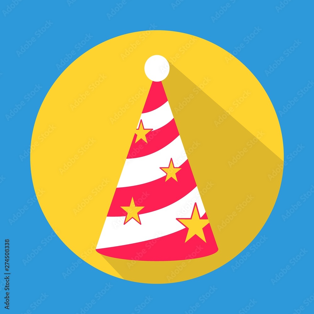 party-hat flat, icon, symbol and vector,Can be used for web, print and mobile party-hat flat, icon, symbol and vector,Can be used for web, print and mobile