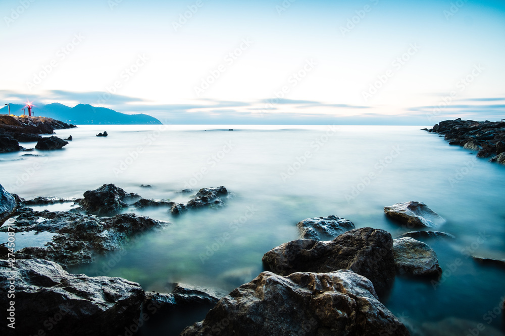 sea and rocks