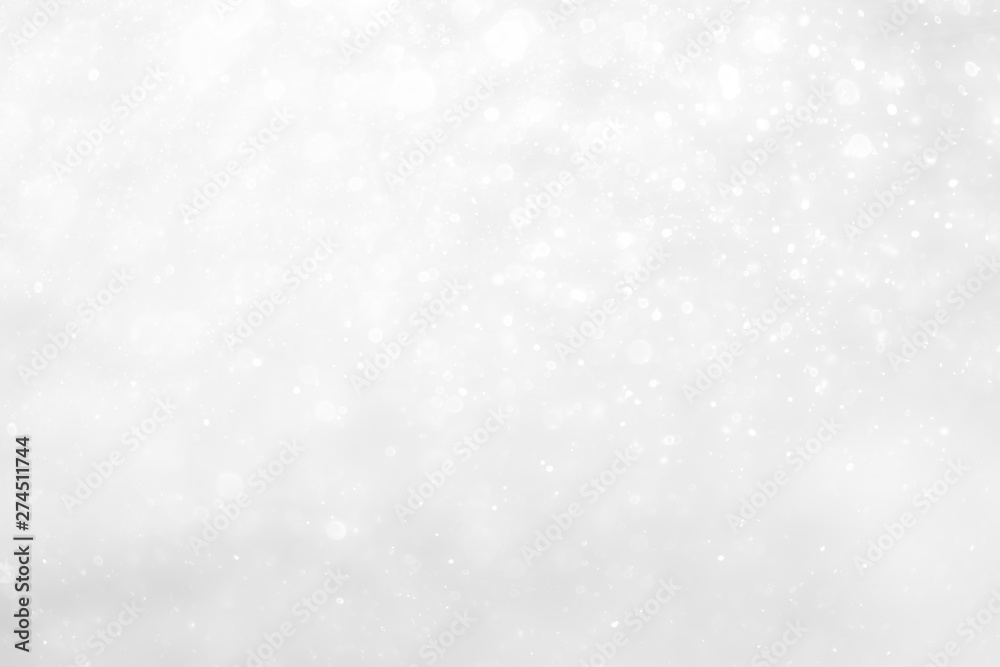 White and Silver lights on bokeh abstract background. White and Silver lights on bokeh abstract background.