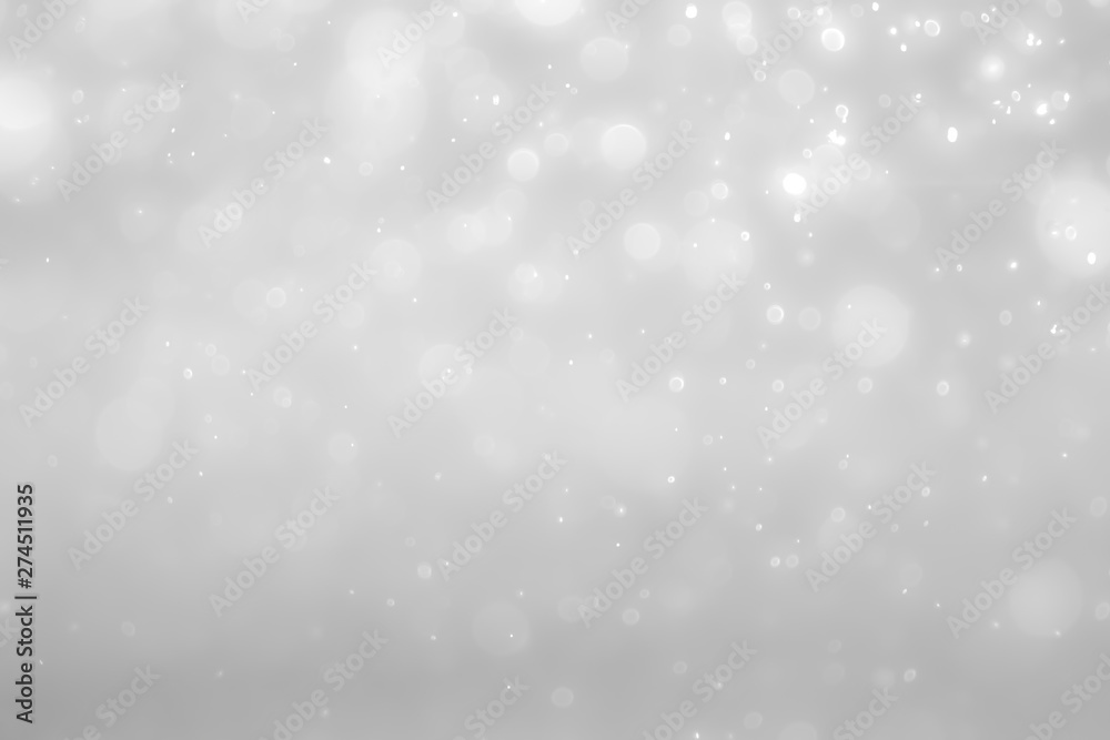 White and Silver lights on bokeh abstract background. White and Silver lights on bokeh abstract background.