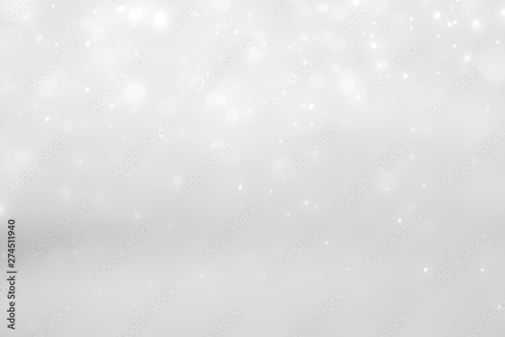 White and Silver lights on bokeh abstract background. White and Silver lights on bokeh abstract background.
