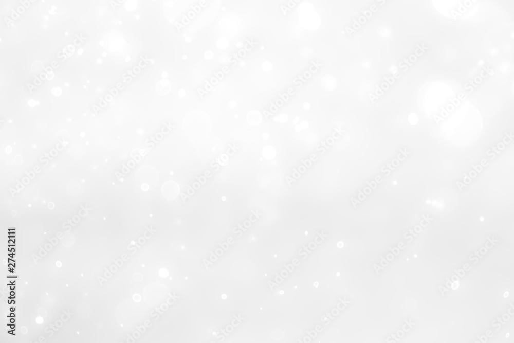 White and Silver lights on bokeh abstract background. White and Silver lights on bokeh abstract background.