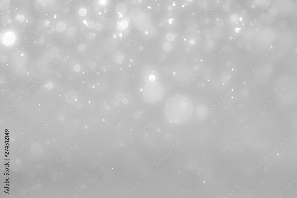 White and Silver lights on bokeh abstract background. White and Silver lights on bokeh abstract background.