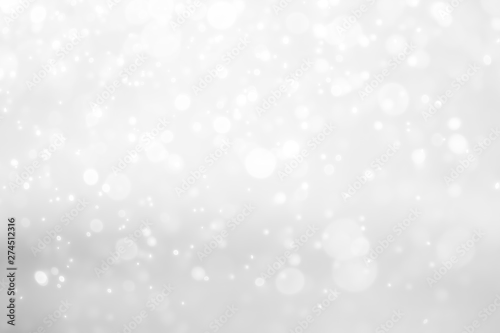White and Silver lights on bokeh abstract background. White and Silver lights on bokeh abstract background.