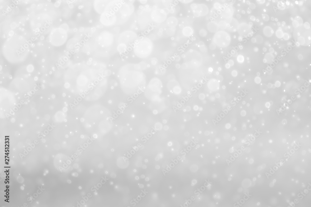 White and Silver lights on bokeh abstract background. White and Silver lights on bokeh abstract background.