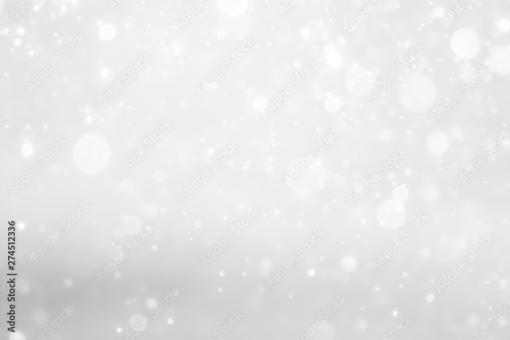 White and Silver lights on bokeh abstract background. White and Silver lights on bokeh abstract background.