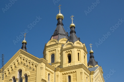 Cathedral of St. Prince Alexander Nevsky in Nizhny Novgorod, Russia. Built in the years 1868-1881 by architect Leo Dahl