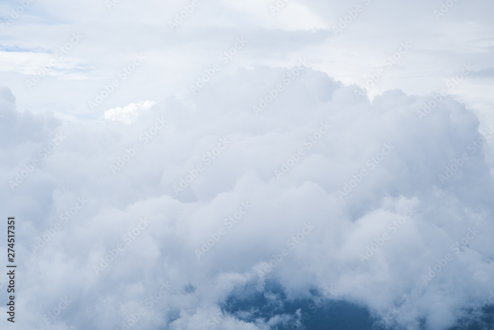 Cloud formation taken from an aeroplane. Cloud formation taken from an aeroplane.