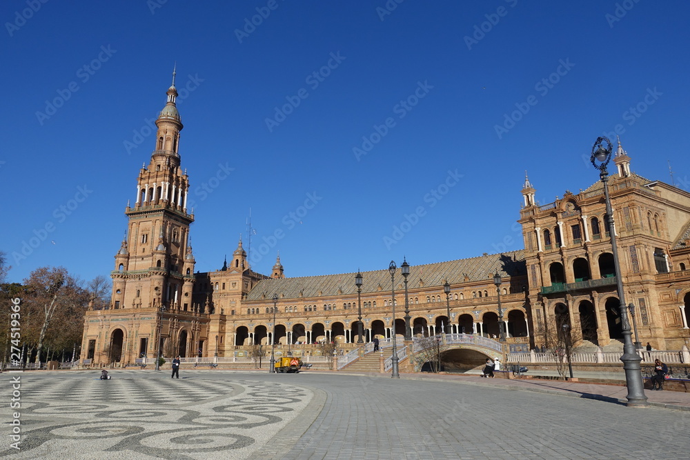 Seville Cathedral of Spain beautiful scenery