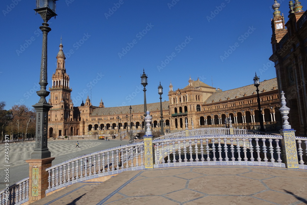 Seville Cathedral of Spain beautiful scenery