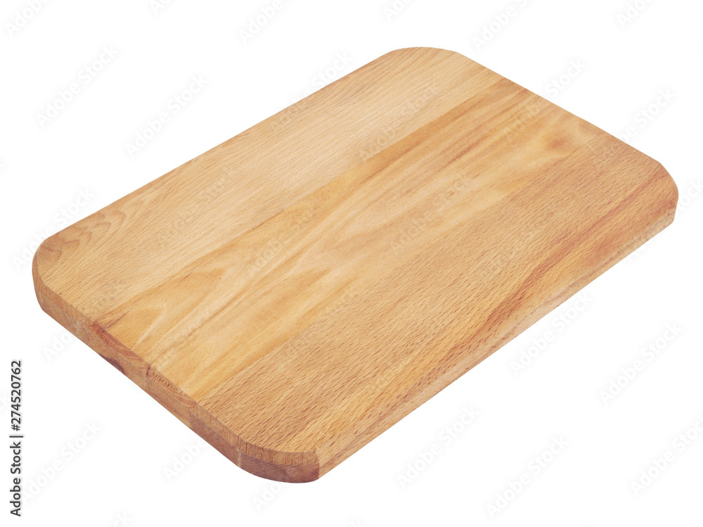 Kitchen board isolated on white background