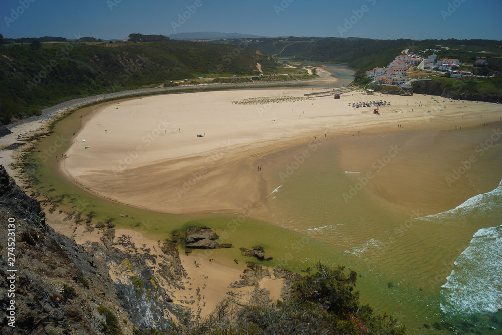 hiking on a pilgrim´s path in odeceixe, portugal