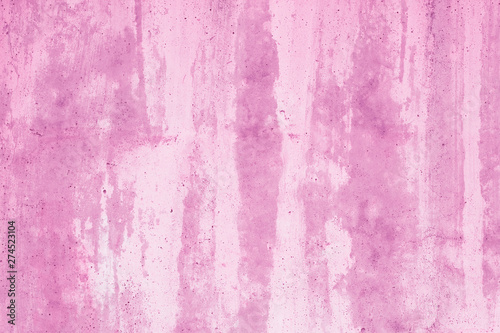 Pink abstract mockup. Purple background with paint stains. Modern art. Blots on canvas, backdrop. Illustration. Pattern of watercolor texture. Template with light violet gradient. Creative, modern.