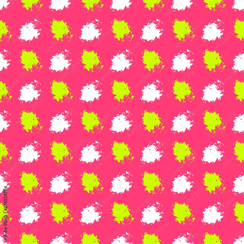 Abstract seamless pattern with city elements frayed sprays triangles neon paint colored high-quality illustration in graffiti style for your design