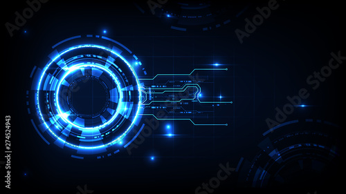 Technology abstract illumination communication circuit background template copy space vector