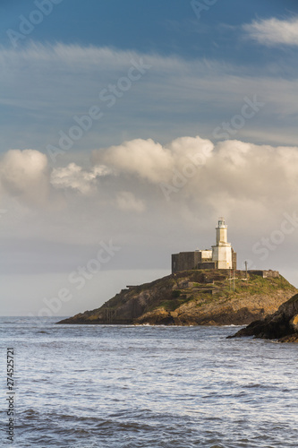 The Mumbles and lighthouse, portrait © Andy Chisholm
