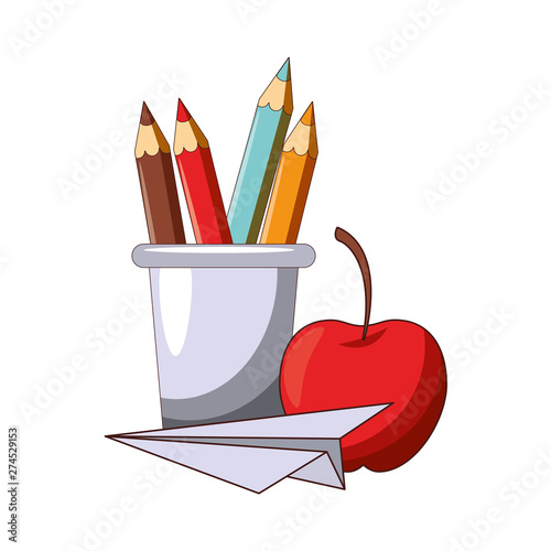 Back to school education cartoons