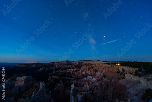 Dawn view of the famous Bryce Canyon National Park from Sunrise Point