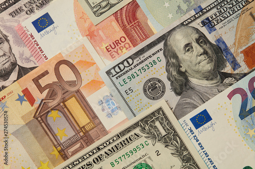 Euro dollar rate concept. Eur usd forecast photo. Eur usd exchange rate concept.