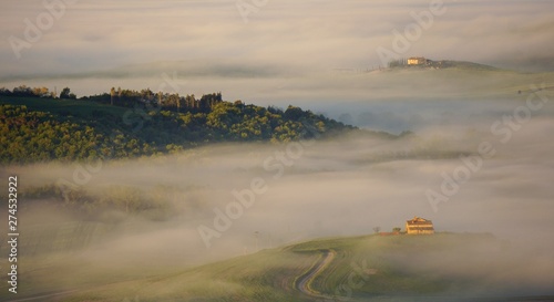 Sunrising over Val D'Orchia, Montepulciano 2