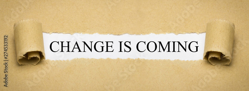 Change is coming