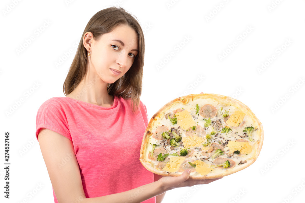 girl show pizza girl show pizza