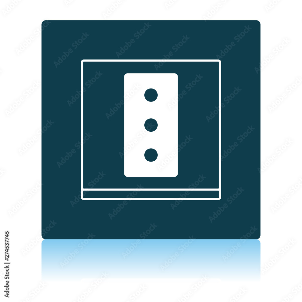 Italy Electrical Socket Icon
