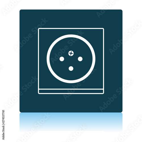 South Africa Electrical Socket Icon