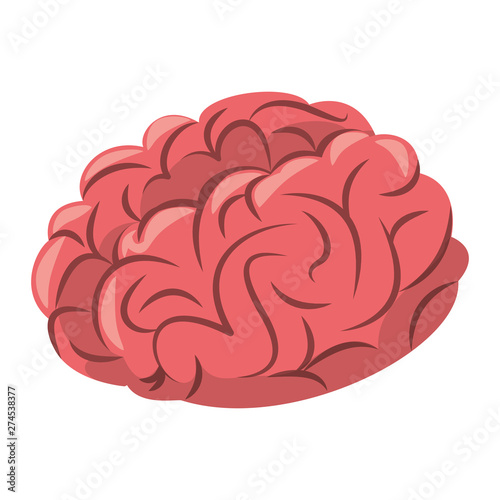 Human brain intelligence and creativity cartoons