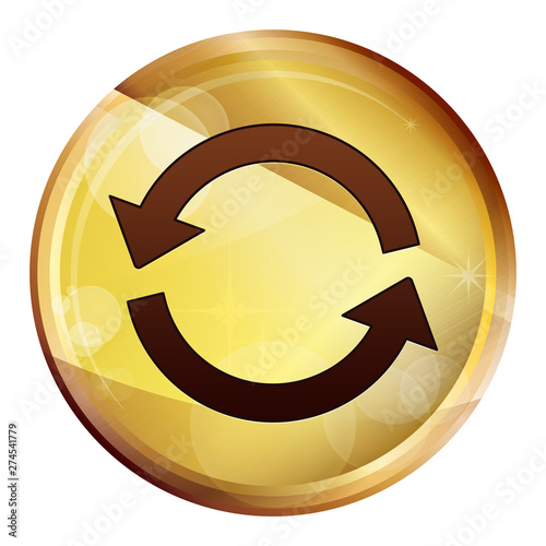 Free Download Update icon Abstract Brown Round Button - GFXLoad