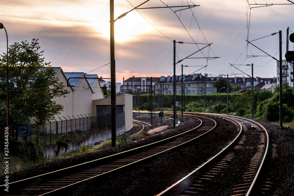 Fototapeta premium train at the station