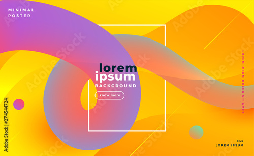 modern bright gradient loop banner