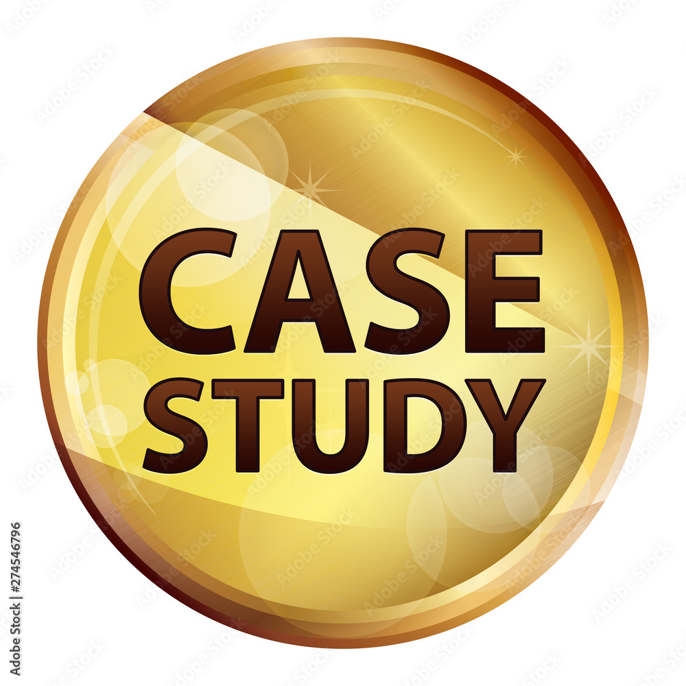 Case Study Abstract Brown Round Button Case Study Abstract Brown Round Button