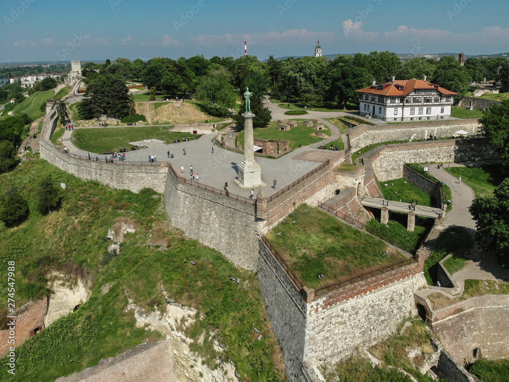 Pobednik monument in Belgrade fortress, Belgrade, Serbia