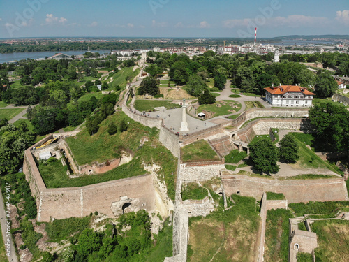 Pobednik monument in Belgrade fortress, Belgrade, Serbia photo