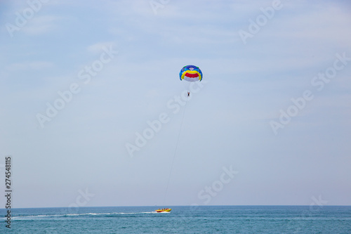 Parasailing on the beach