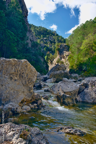 Natural environment of El Parrizal in Beceite village