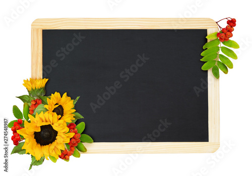 Decorative sunflowers and r...