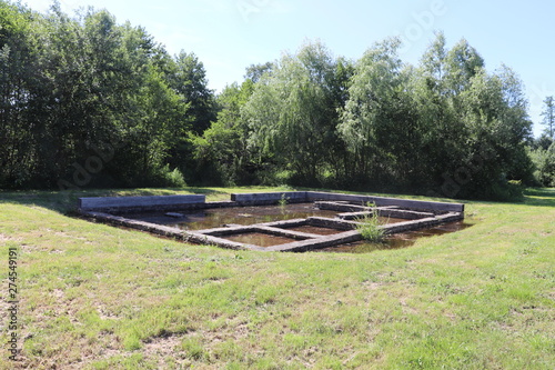 Site archéologique du Vernay ou du Vernai et ses vestiges romains dans le village de Saint Romain de Jalionas - France